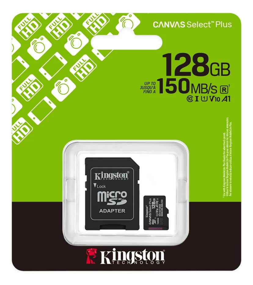 Tarjeta de Memoria Micro Sd128gb Kingston
