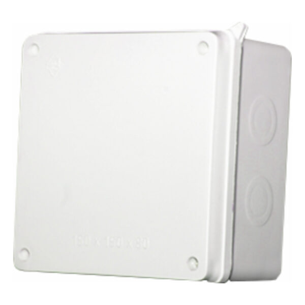 Caja de pase 15x15x8 cm PVC