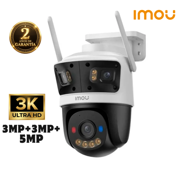 Cámara Seguridad Cruiser Triple Lens 11MP 3MP+3MP+5MP