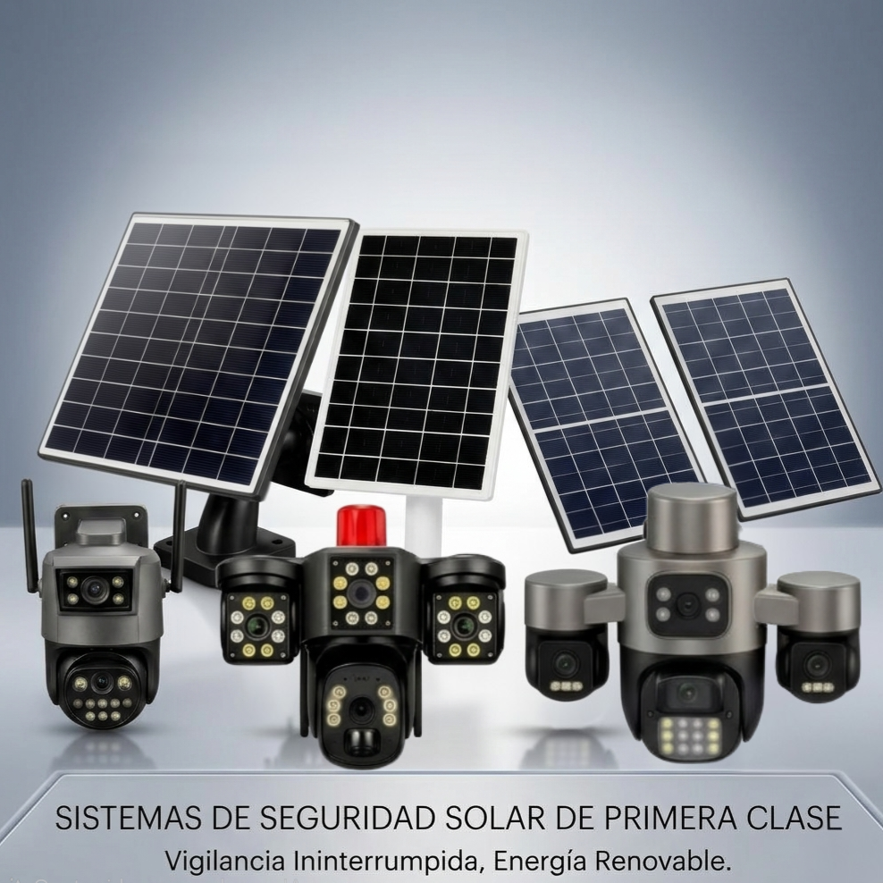 Cámaras con Panel Solar